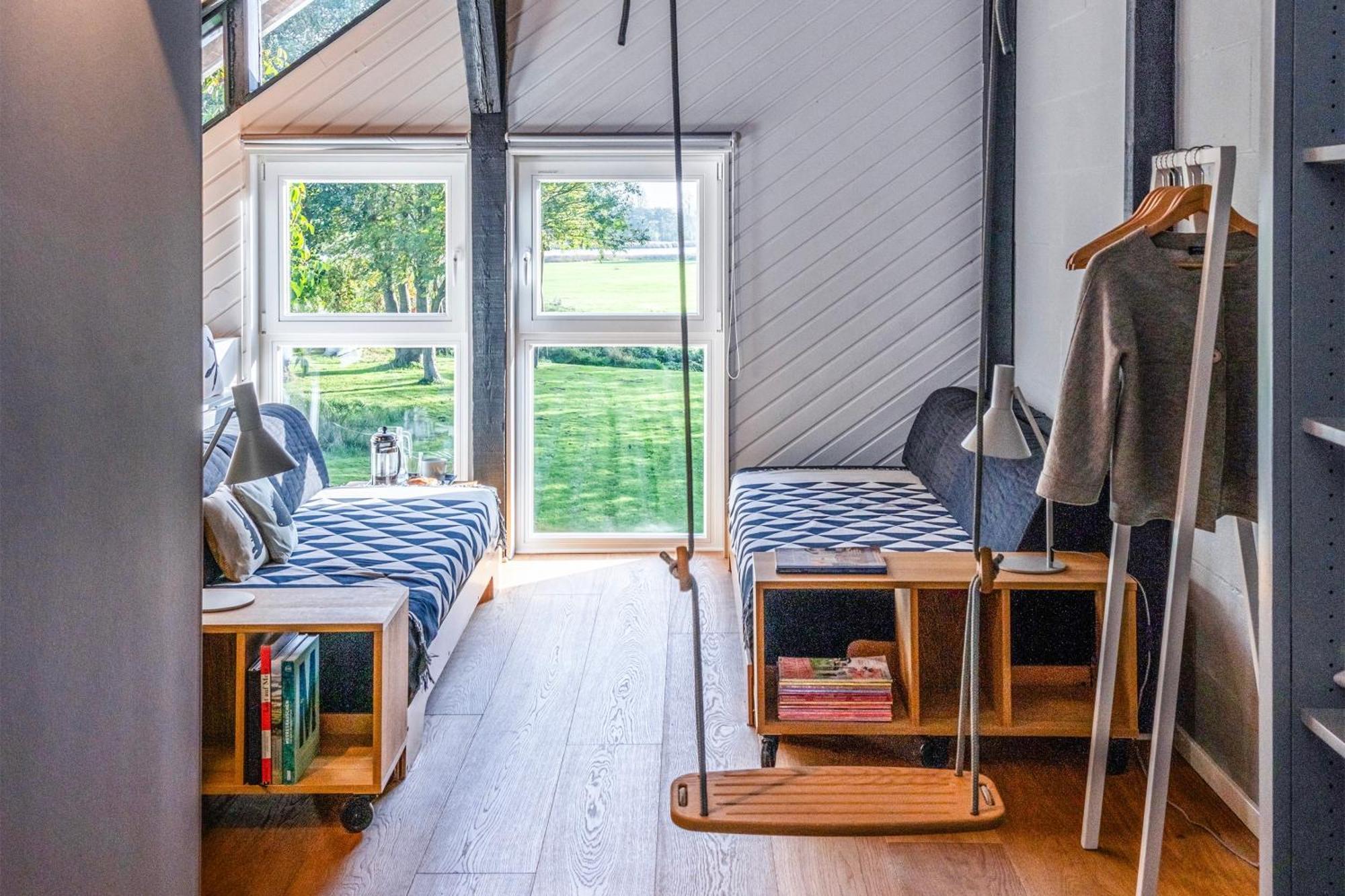 Ferienhaus Hyggeby - Architektenhaus Mit Schlei Blick Ulsnis Esterno foto